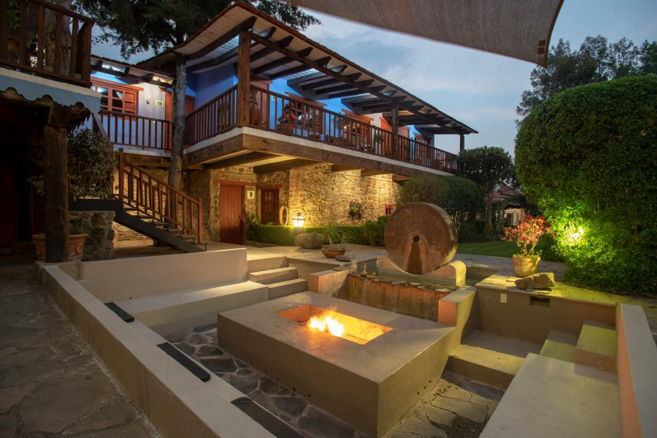 La Casa Azul Huasca & Restaurante La Terraza Hotell Huasca de Ocampo Exteriör bild