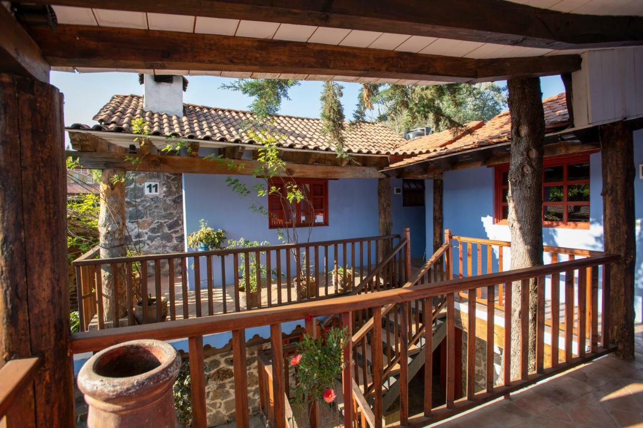 La Casa Azul Huasca & Restaurante La Terraza Hotell Huasca de Ocampo Exteriör bild